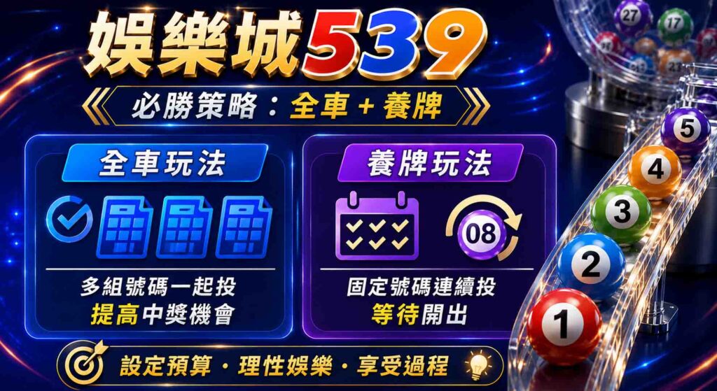 為什麼 539落球順序超重要?三招娛樂城老司機539落球抓牌技巧,今晚開獎立刻現學現賺!