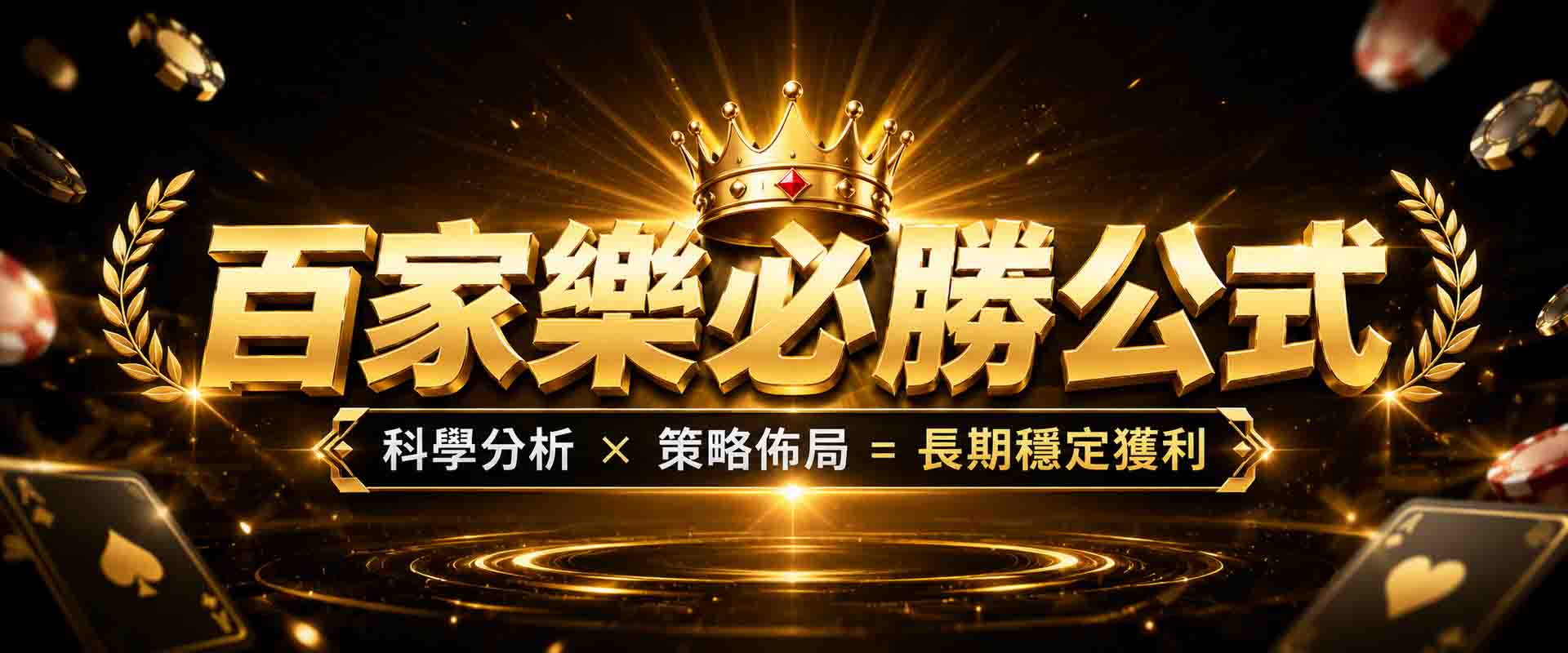 百家樂必勝公式圖解公開!常見百家樂贏錢公式+配注技巧,一看就懂的高手攻略